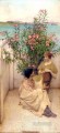 El cortejo romántico de Sir Lawrence Alma Tadema
